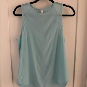 Lululemon Athletica Sky Blue High Neck Tank Top